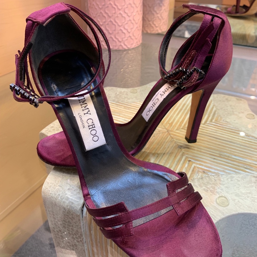 Jimmy Choo stiletto strappy sandals